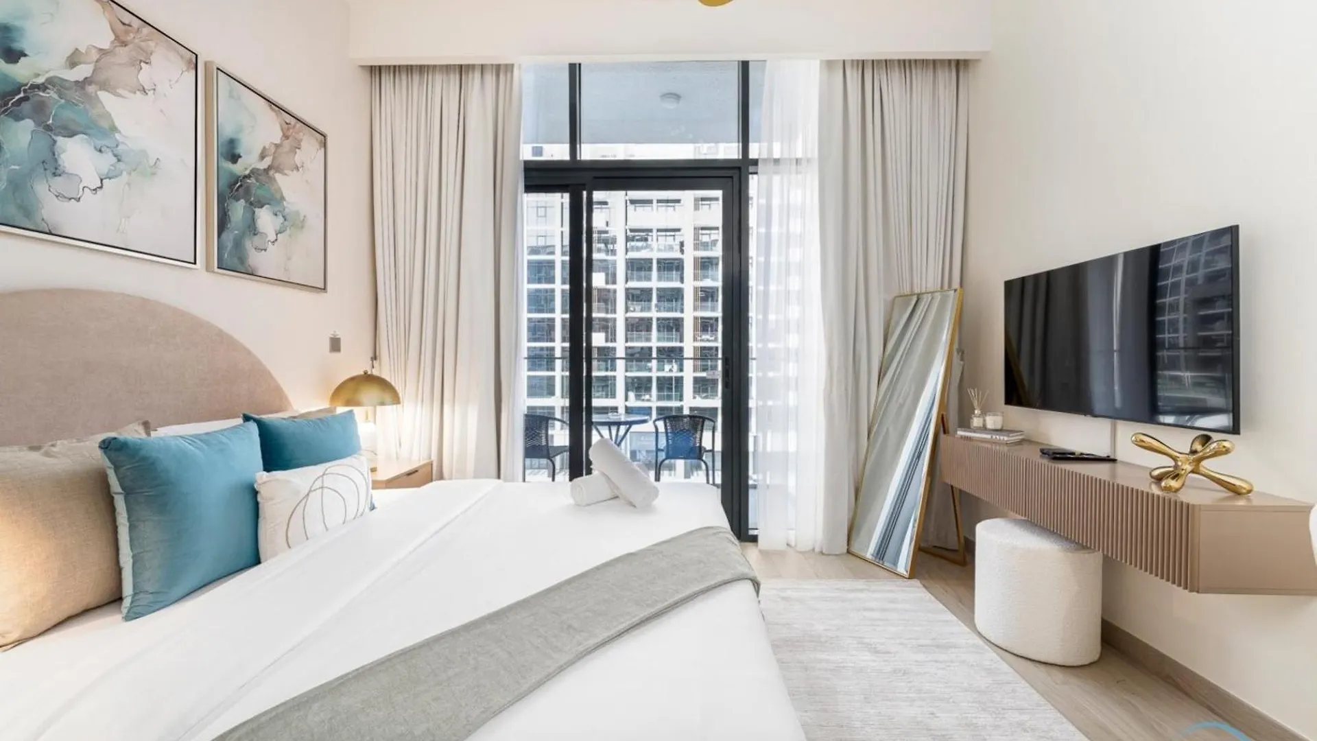 شقة Comfortable Studio In Azizi Riviera 24, Al Merkadh By Deluxe Holiday Homes دبي الإمارات العربية المتحدة